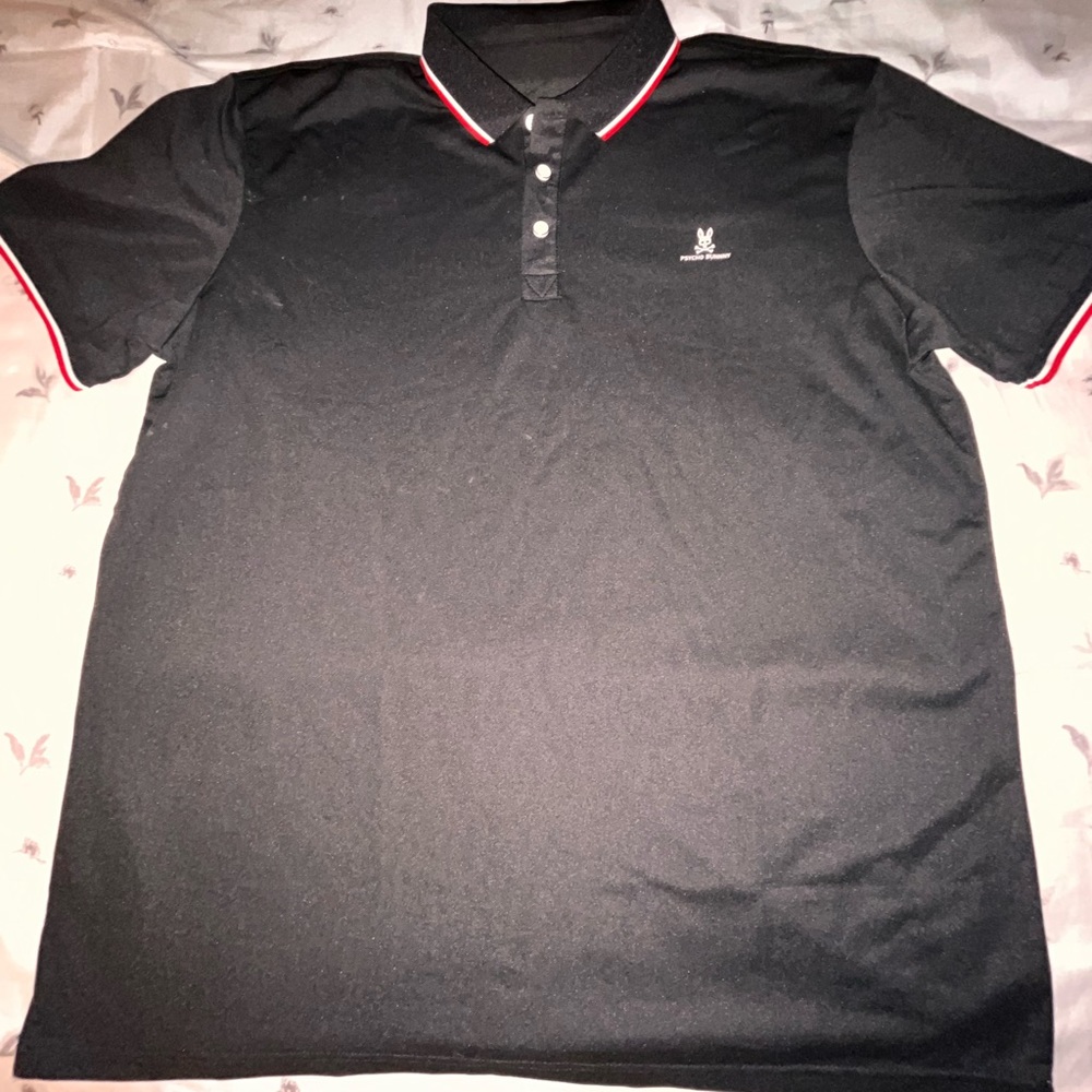 Psycho bunny polo ( black )